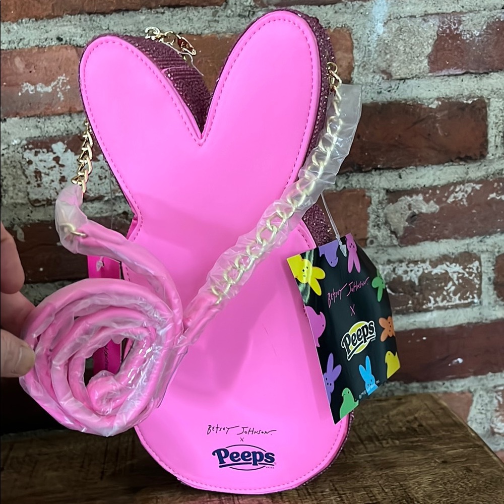 Betsey Johnson Pink Bunny Crossbody Bag - Picture 6 of 7